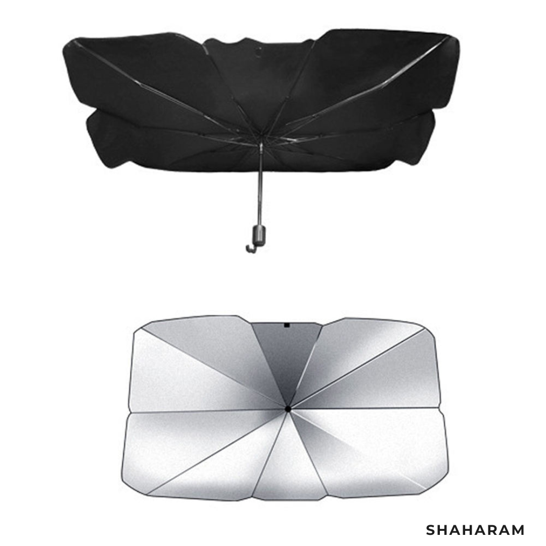Car Sun Shade Umbrella - Foldable Parking Cover