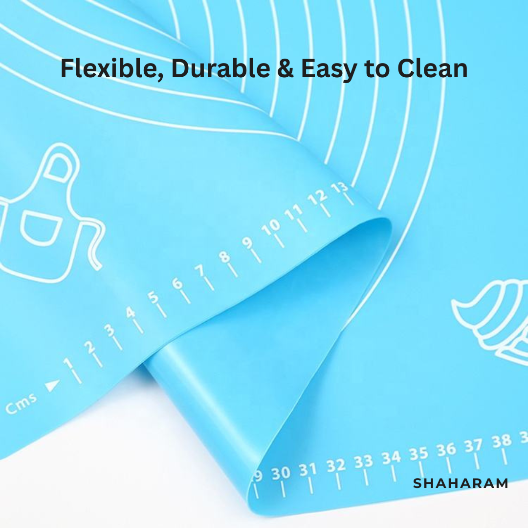 Non-Stick Silicone Roti Mat - Dough Rolling Mat