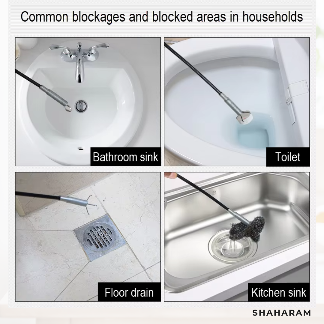 Flexible Drain Cleaning Catcher Tool