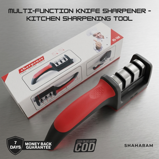 Multi-Function Knife Sharpener - Kitchen Sharpening Tool