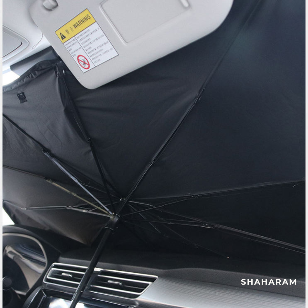 Car Sun Shade Umbrella - Foldable Parking Cover