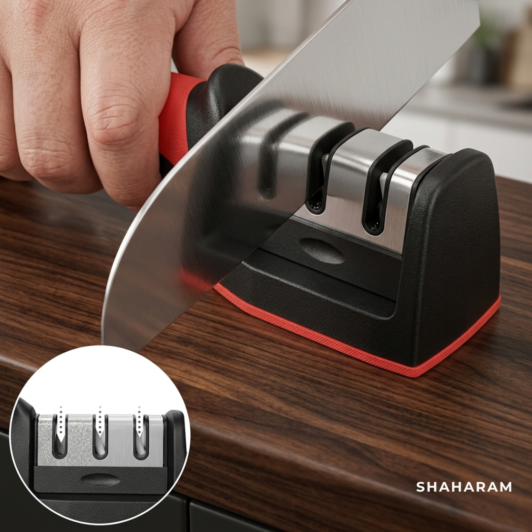 Multi-Function Knife Sharpener - Kitchen Sharpening Tool