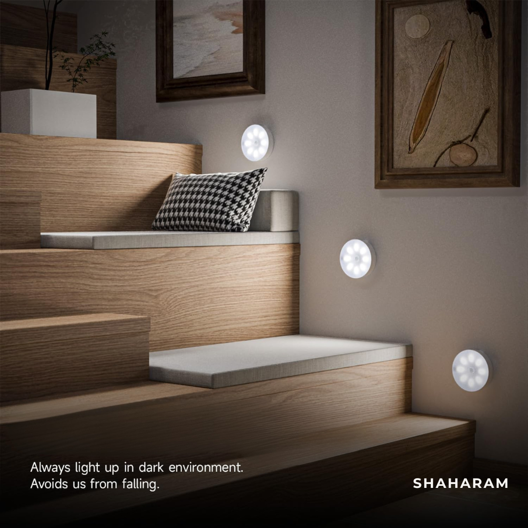 Motion Sensor LED Night Light - USB Rechargeable