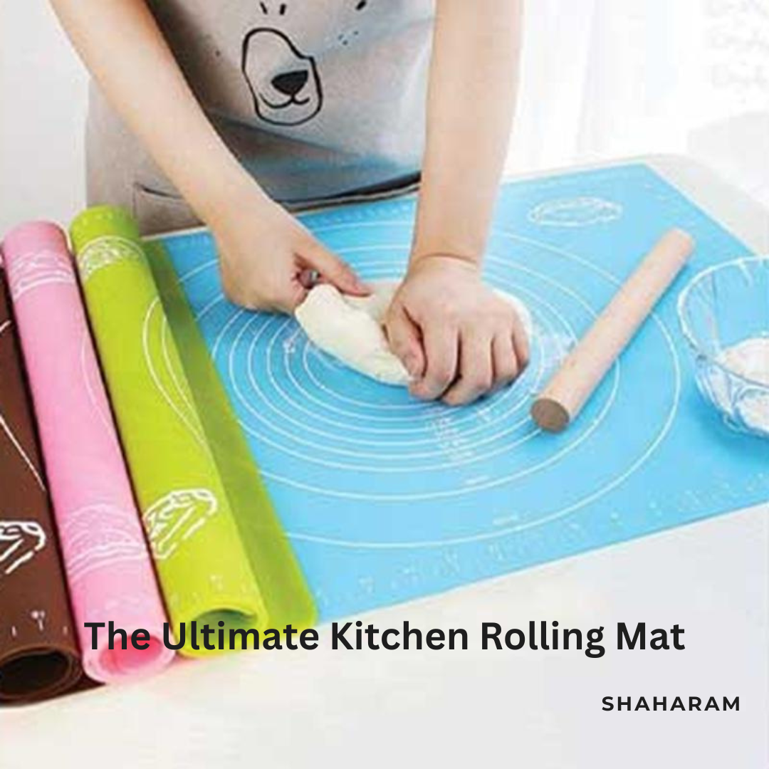 Non-Stick Silicone Roti Mat - Dough Rolling Mat