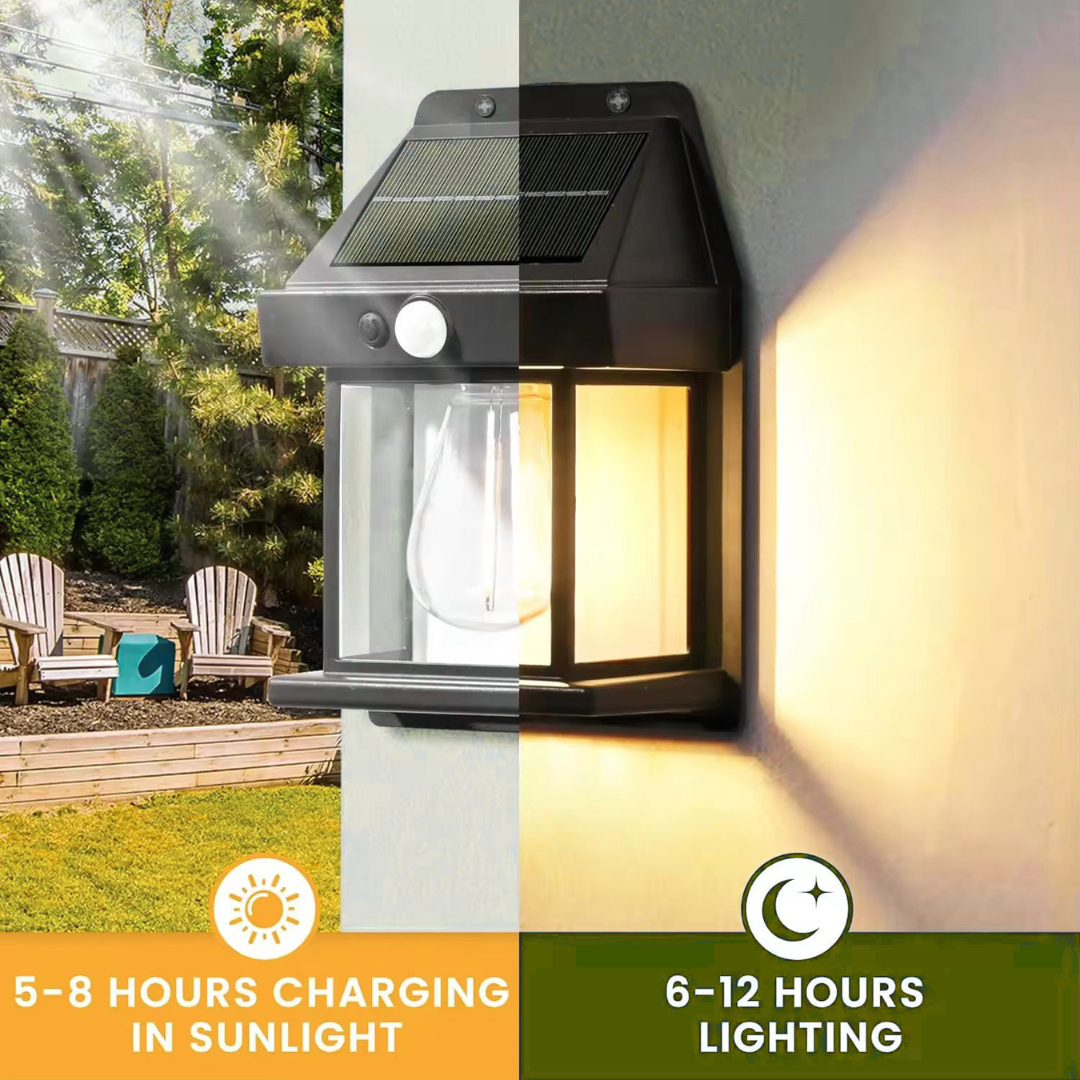 Solar Motion Sensor Wall Light – Outdoor LED Security Light