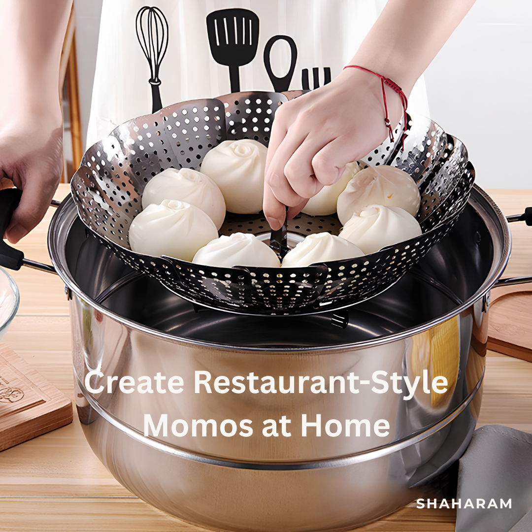 Stainless Steel Foldable Food Steamer Basket