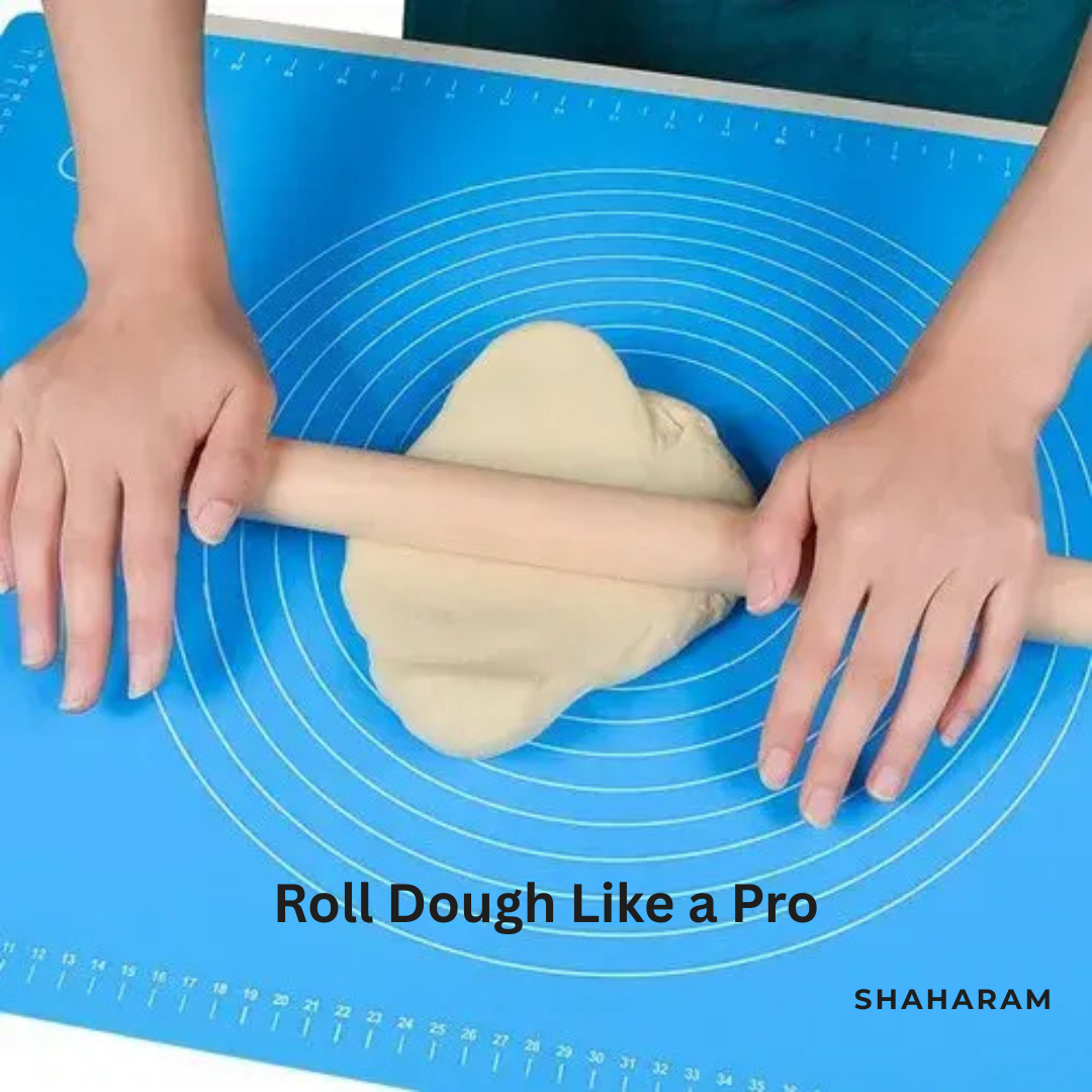 Non-Stick Silicone Roti Mat - Dough Rolling Mat