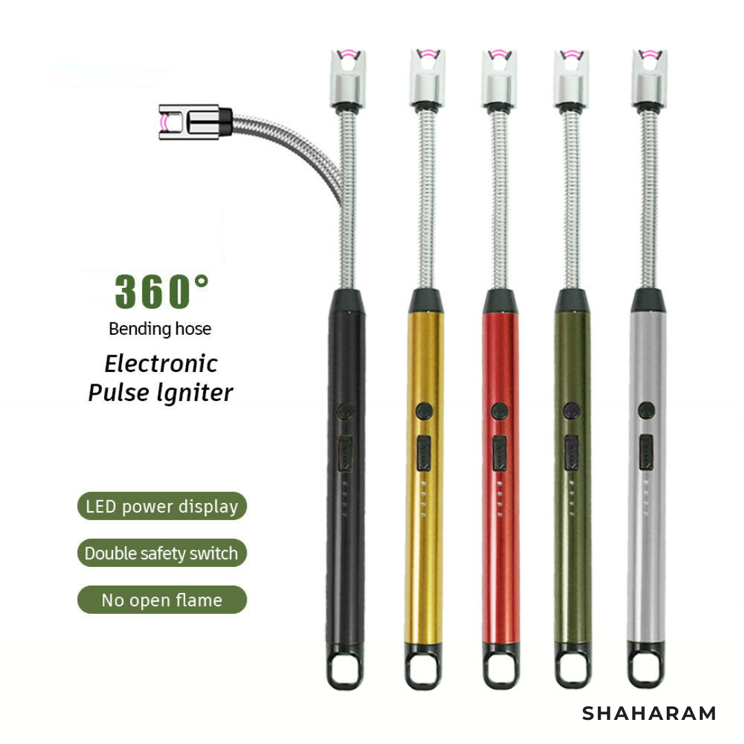 USB Rechargeable Electric Lighter - Windproof Flameless Lighter