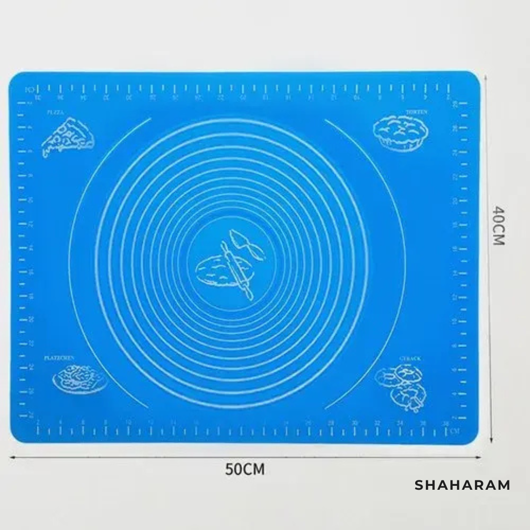 Non-Stick Silicone Roti Mat - Dough Rolling Mat