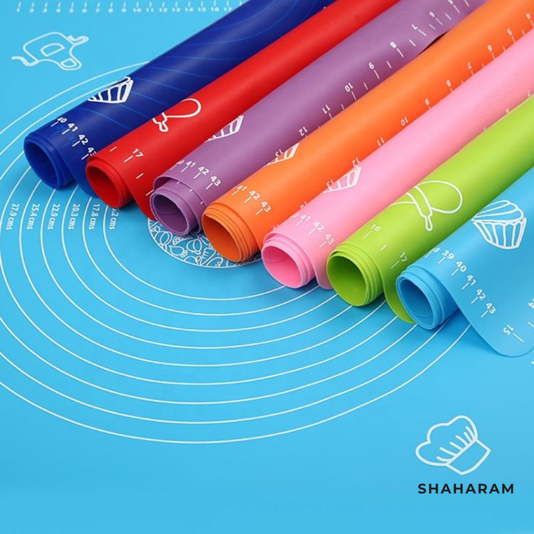 Non-Stick Silicone Roti Mat - Dough Rolling Mat