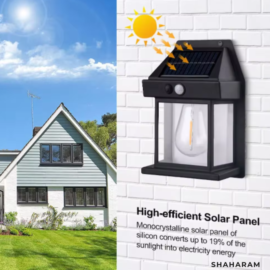 Solar Motion Sensor Wall Light – Outdoor LED Security Light
