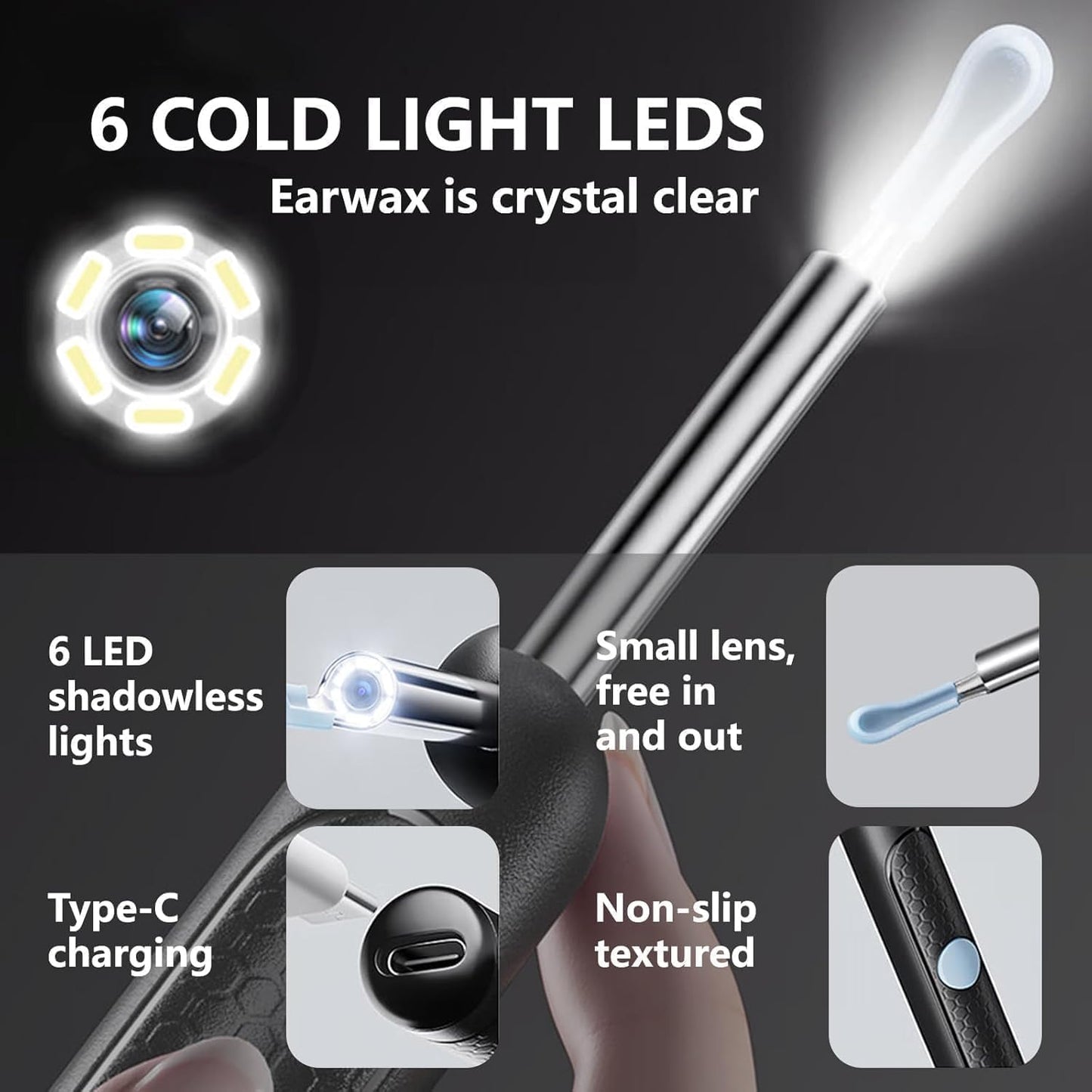 Smart Wireless Ear Wax Removal Camera Cleaner