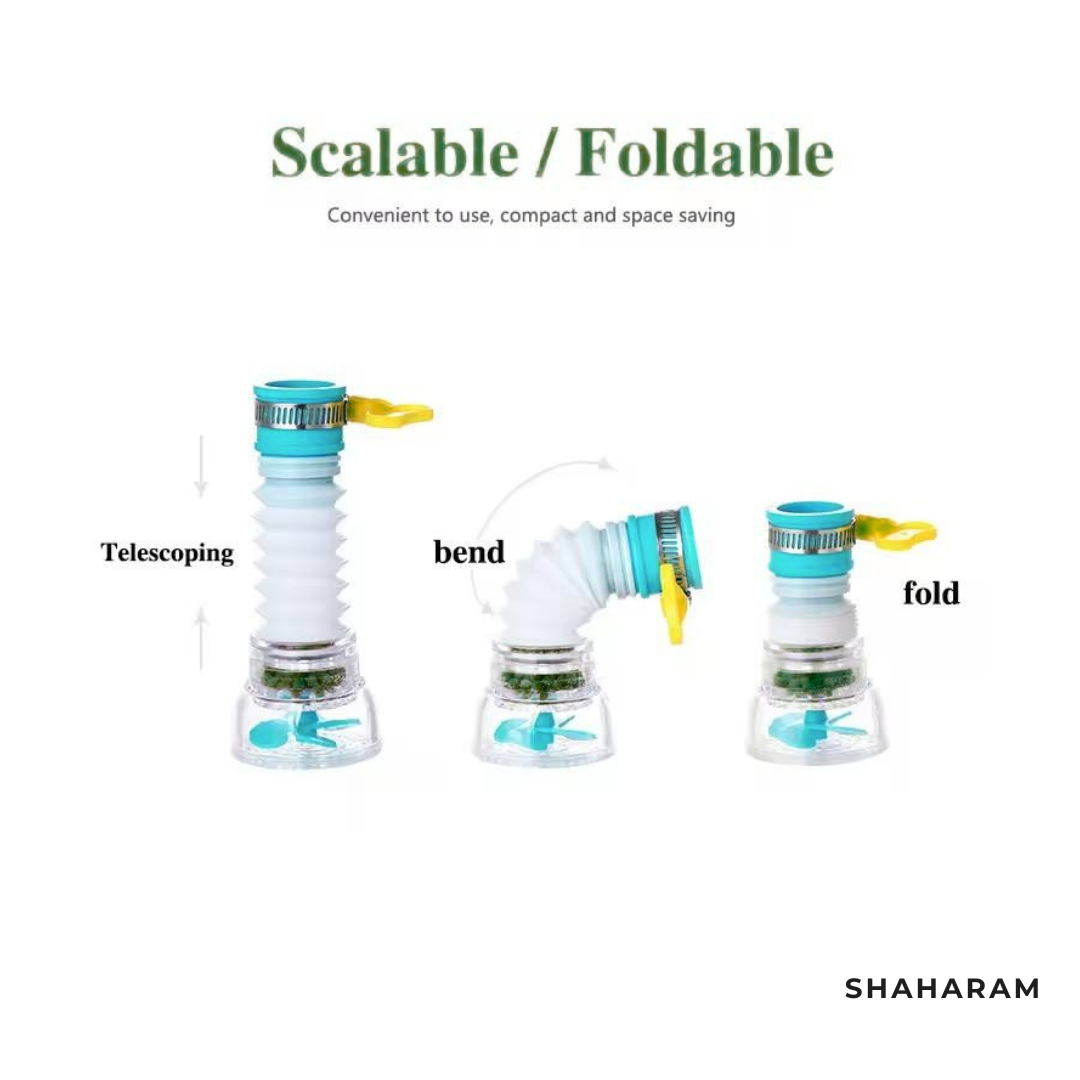 360° Rotating Water-Saving Faucet Nozzle - Swivel Sink Aerator
