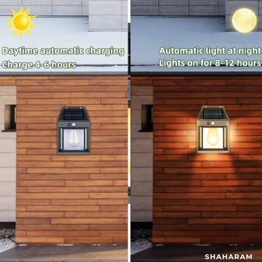 Solar Motion Sensor Wall Light – Outdoor LED Security Light