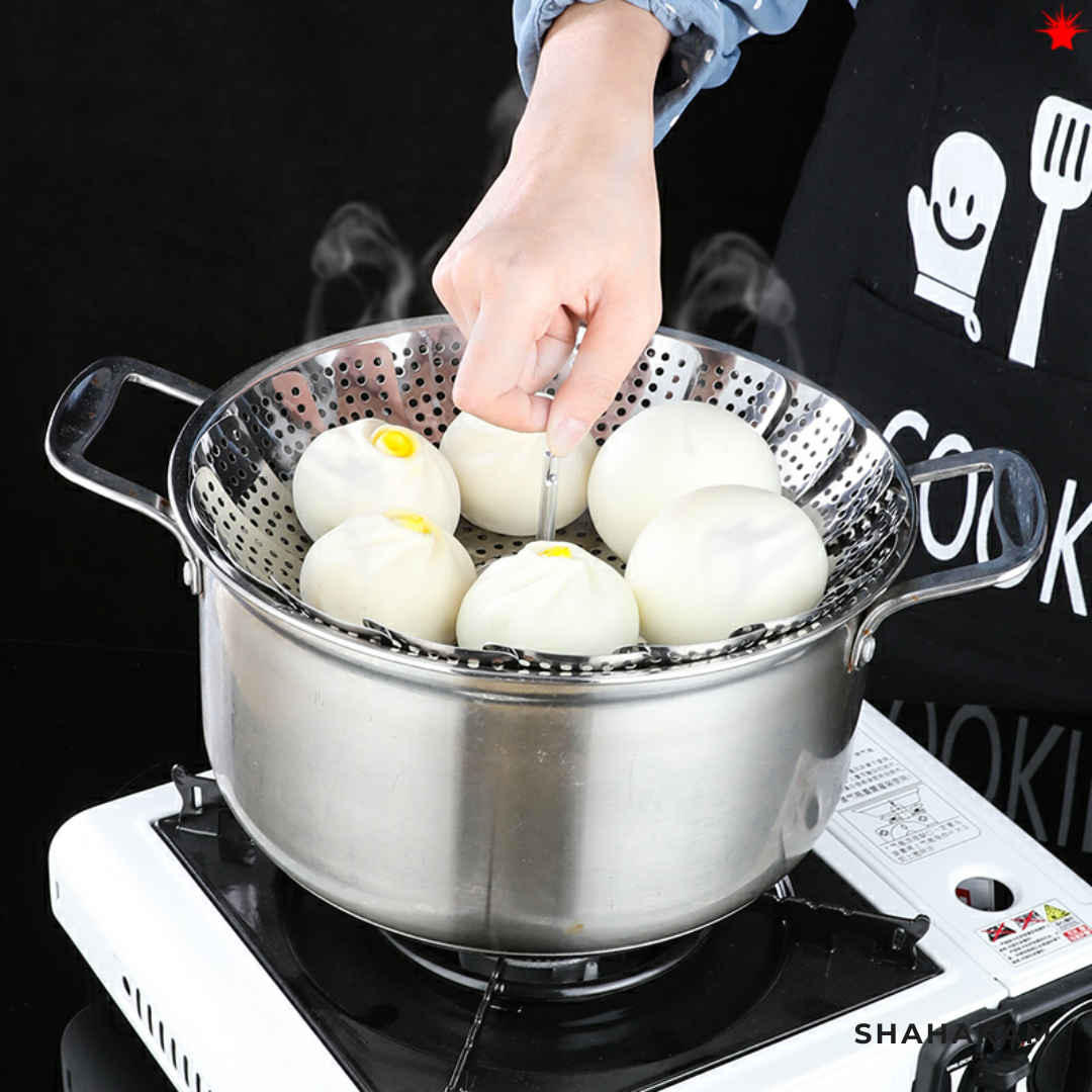 Stainless Steel Foldable Food Steamer Basket