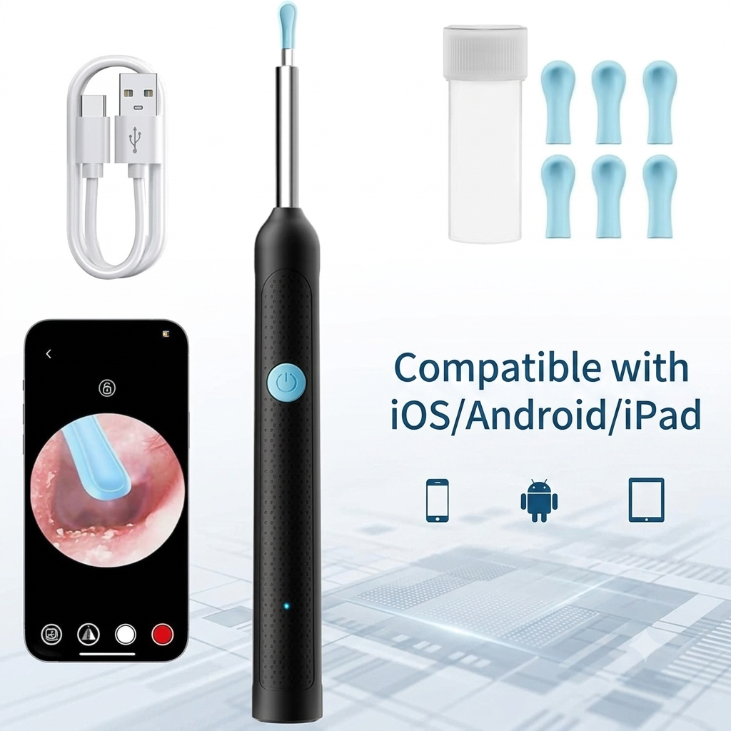 Smart Wireless Ear Wax Removal Camera Cleaner
