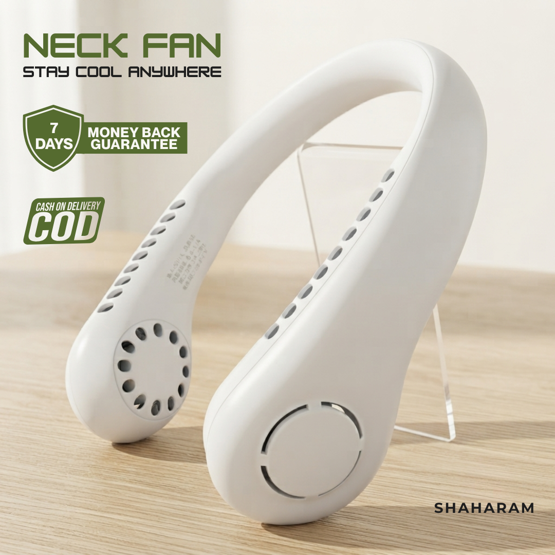 Portable Bladeless Hanging Neck Fan - (IMPORTED)