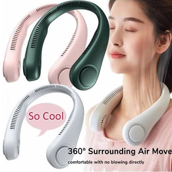 Portable Neck Fan - Rechargeable Hands Free Cooling Fan