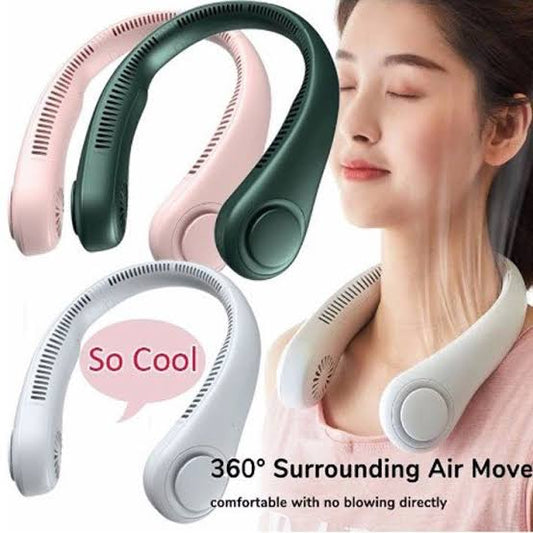 Portable Neck Fan - Rechargeable Hands Free Cooling Fan
